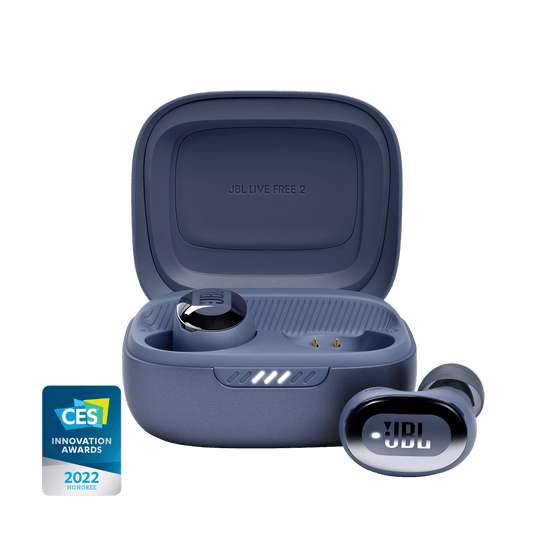 Tai nghe JBL Live Free 2 - True Wireless chống ồn, IPX5 Màu Xanh